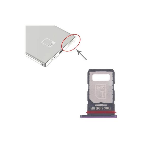 Bandeja Dual SIM + SD Para Motorola Edge 60 Pro Morado