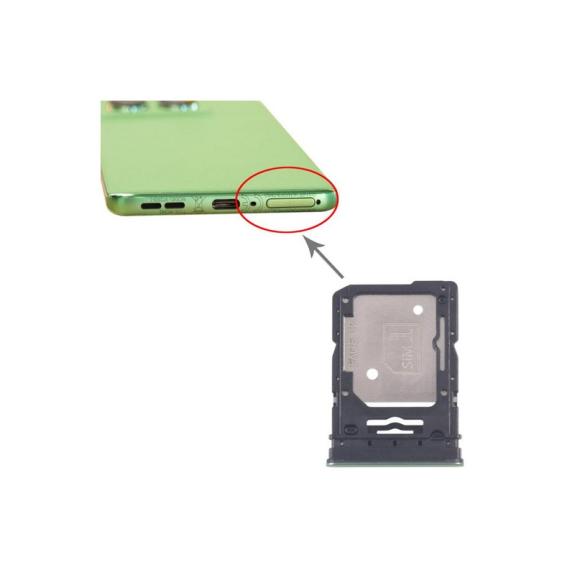 Bandeja Dual SIM + SD Para Motorola Edge 60 Verde