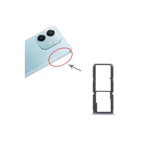 Bandeja Dual SIM + SD Para Oppo A3x 4G Verde