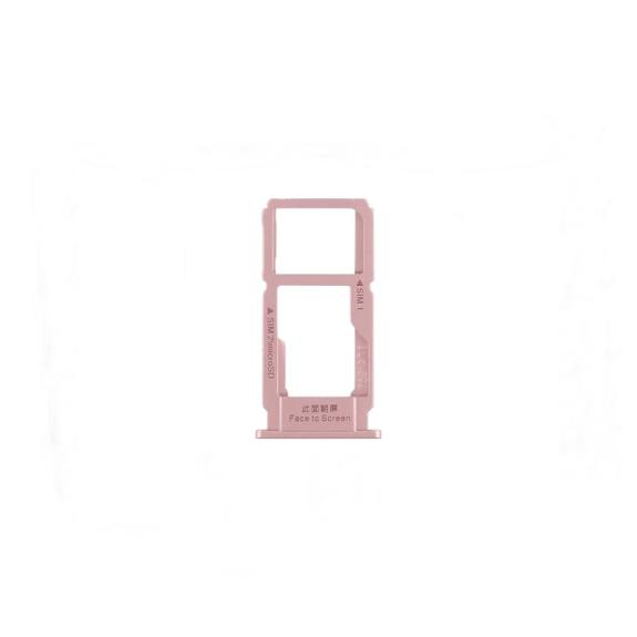 Bandeja dual SIM + SD para Oppo R11 Plus dorado-rosa