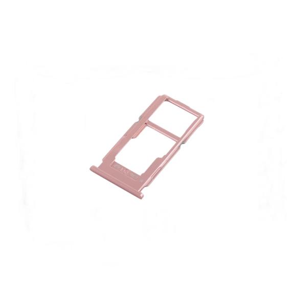 Bandeja dual SIM + SD para Oppo R11 Plus dorado-rosa
