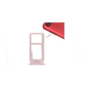 Bandeja dual SIM + SD para Oppo R11S dorado-rosa