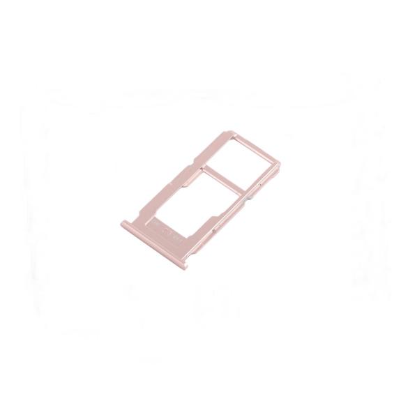Bandeja dual SIM + SD para Oppo R11S dorado-rosa