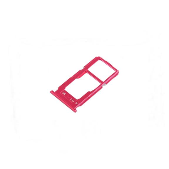 Bandeja dual SIM + SD para Oppo R11S rojo