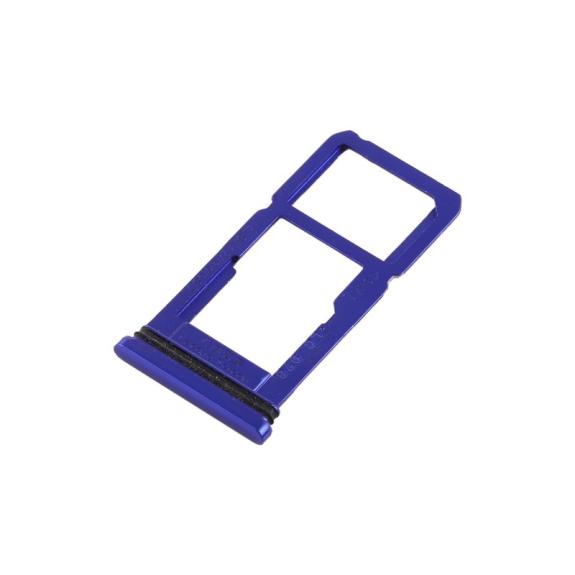 Bandeja Dual SIM + SD para Oppo R15 en color azul