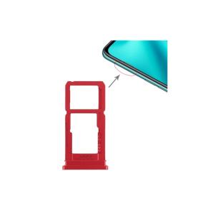 Bandeja Dual SIM+ SD para Oppo R15 en color rojo