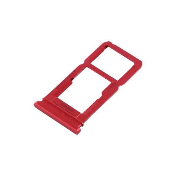 Bandeja Dual SIM+ SD para Oppo R15 en color rojo