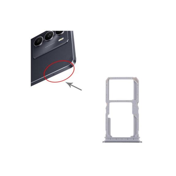 Bandeja Dual SIM + SD Para Realme 14X 5G negro