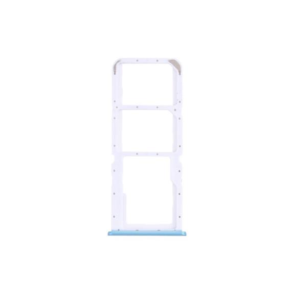 Bandeja dual SIM + SD para Realme 7i en color azul