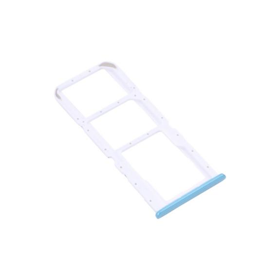 Bandeja dual SIM + SD para Realme 7i en color azul