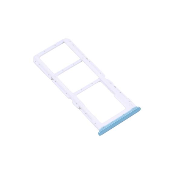 Bandeja dual SIM + SD para Realme 7i en color azul