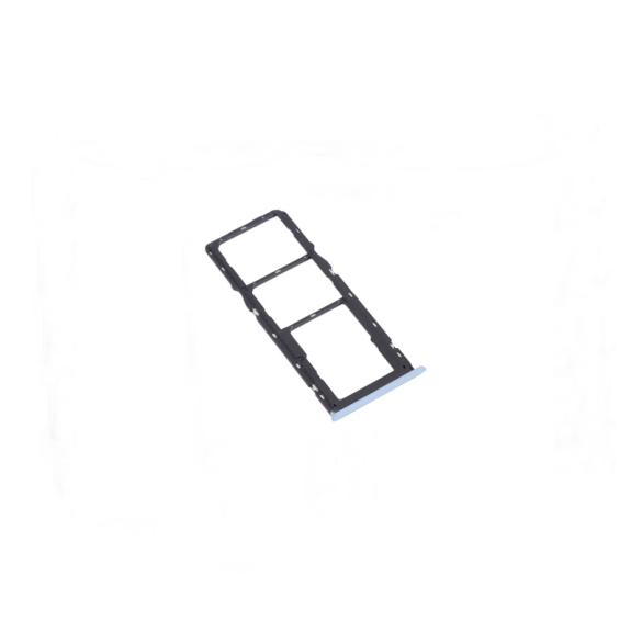 Bandeja dual SIM + SD para Realme C12 azul