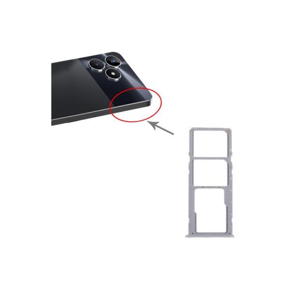 Bandeja Dual SIM + SD Para Realme Note 50 Dorado