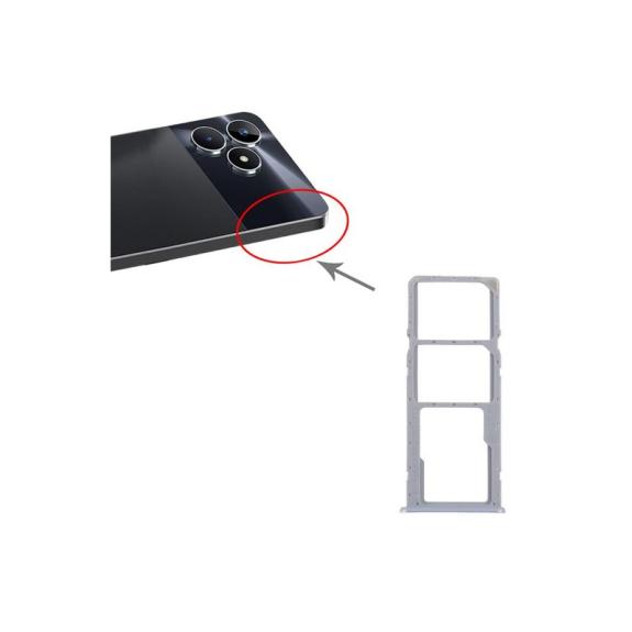 Bandeja Dual SIM + SD Para Realme Note 50 Rosa