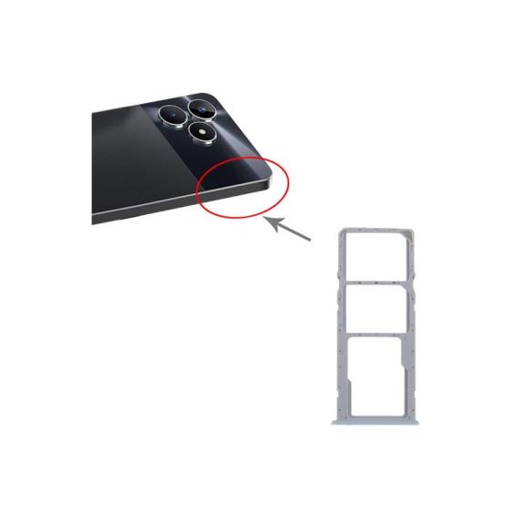 Bandeja Dual SIM + SD Para Realme Note 50 Verde