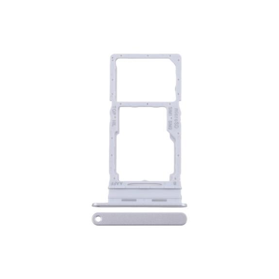 Bandeja Dual SIM + SD Para Samsung A16 5G en color plateado