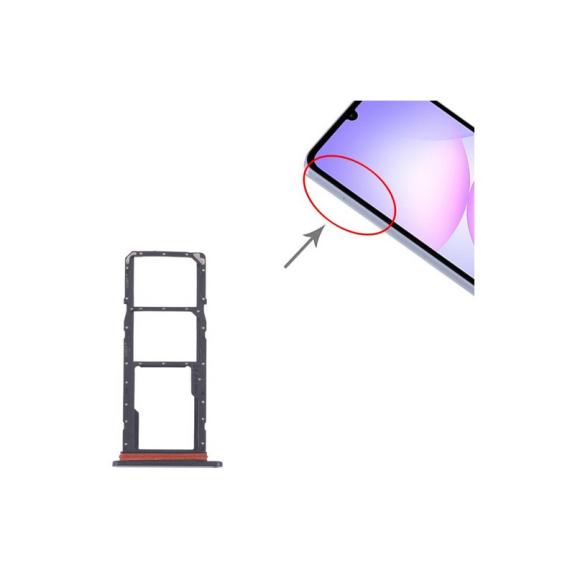 Bandeja Dual SIM + SD Para Samsung Galaxy A07 4G Negro