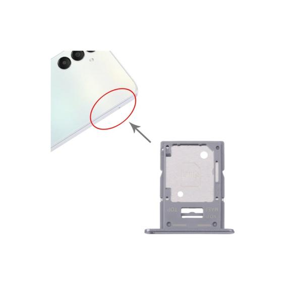 Bandeja dual Sim + SD Para Samsung Galaxy M15 en color gris