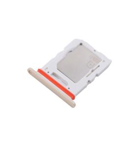 Bandeja dual Sim + SD Para Samsung Galaxy M55 en color dorado