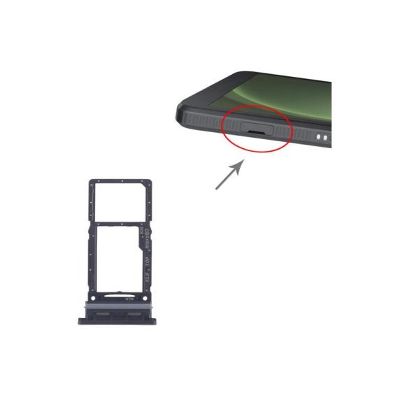 Bandeja Dual SIM + SD Para Samsung Galaxy Tab Active5 5G Negro