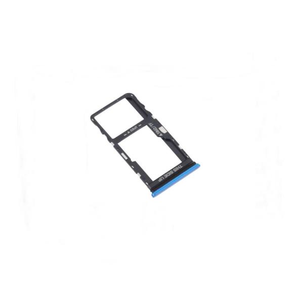 Bandeja dual SIM + SD para TCL 20 5G azul