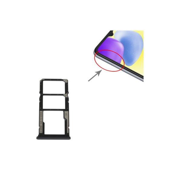 Bandeja dual Sim + SD Para Xiaomi Redmi 10A en color negro