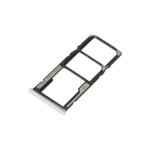 Bandeja dual Sim + SD Para Xiaomi Redmi 10A en color plateado
