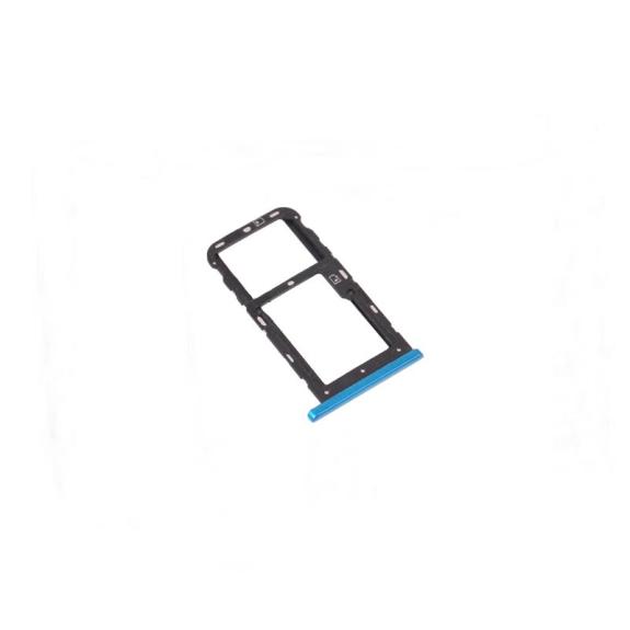 Bandeja dual SIM + SD para ZTE Blade V10 Vita azul