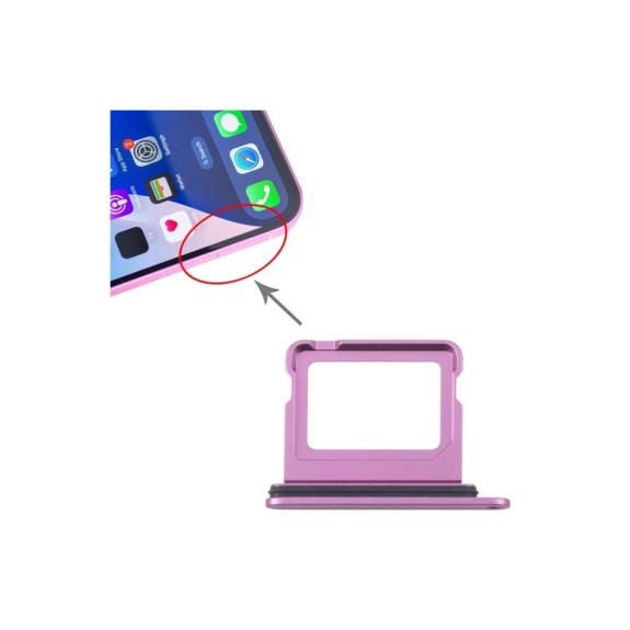 Bandeja SIM Para iPhone 16 Plus en color morado
