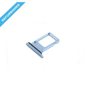 Tray Dual SIM cards for iPhone XR Blue (disassembly)