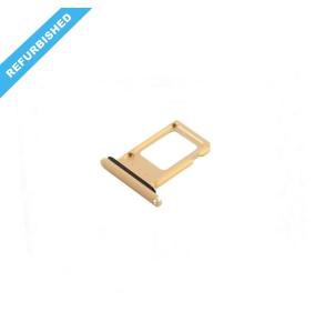 Tray Dual SIM cards for iphone xr golden (disassembly)