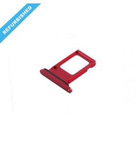 Tray Dual SIM cards for iPhone XR red (disassembly)