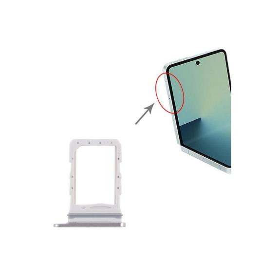 Bandeja SIM Para Samsung Galaxy Z Flip7 Plateado