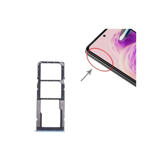Bandeja Sim Para Xiaomi Redmi Note 12S en color azul