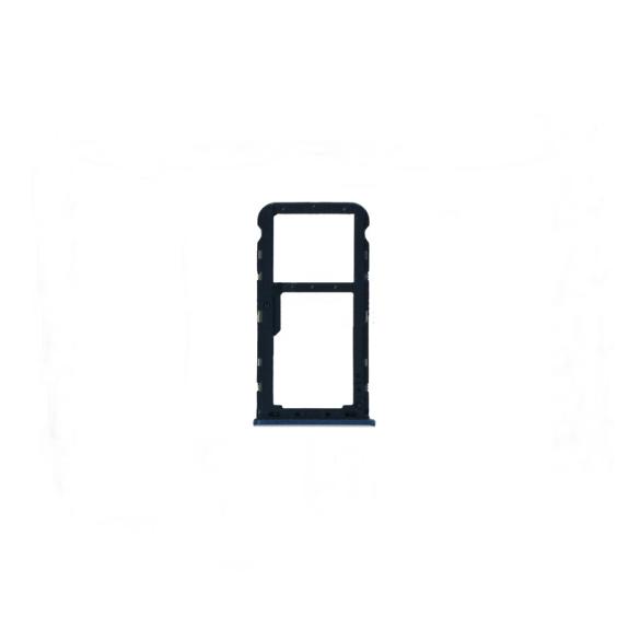 BANDEJA SOPORTE PORTA TARJETA SIM + SD MEIZU M6T AZUL