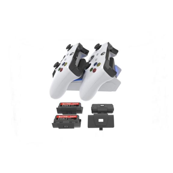 CR GAMES - Base de Carga Doble Para Controles de XBOX Series / One 🎮🤩🥳  Carga y muestra los mandos inalámbricos Xbox Series S