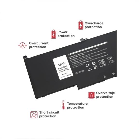 Bateria Para Portatil Dell Latitude 7280 7290 7380