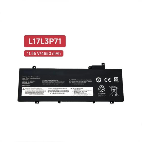 Bateria Para Portatil Lenovo Thinkpad T480S L17L3P71