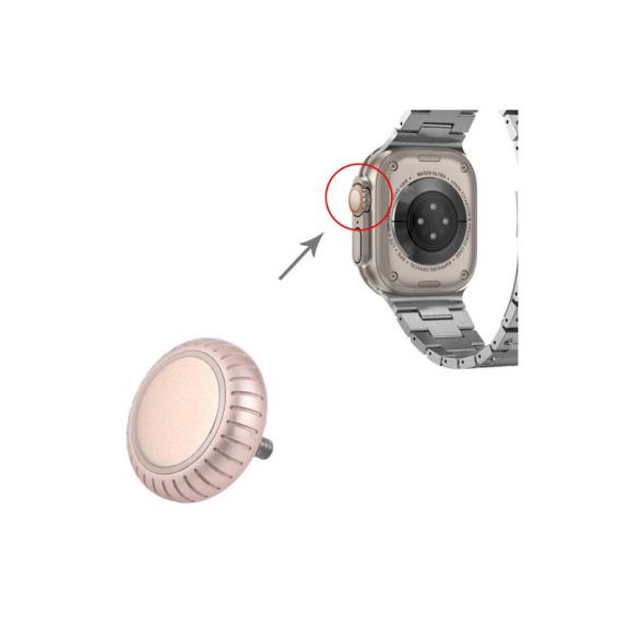 Botón Ruleta Para Apple Watch 10 42MM / 46MM en Dorado