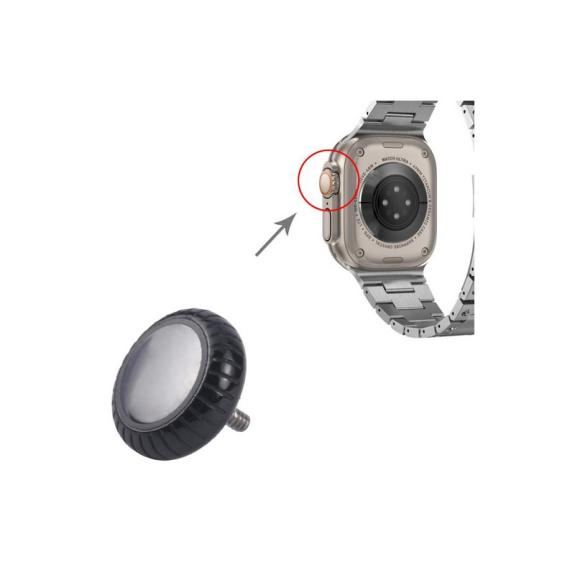 Botón Ruleta Para Apple Watch 10 42MM / 46MM en Negro