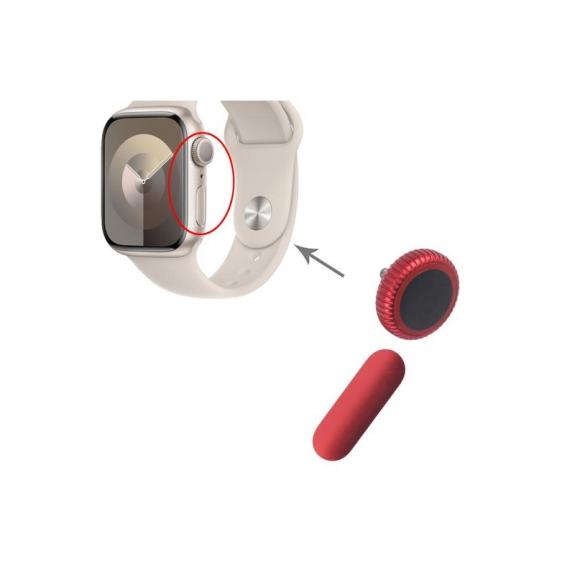 Botones Laterales Para Apple Watch Series 9 Rojo