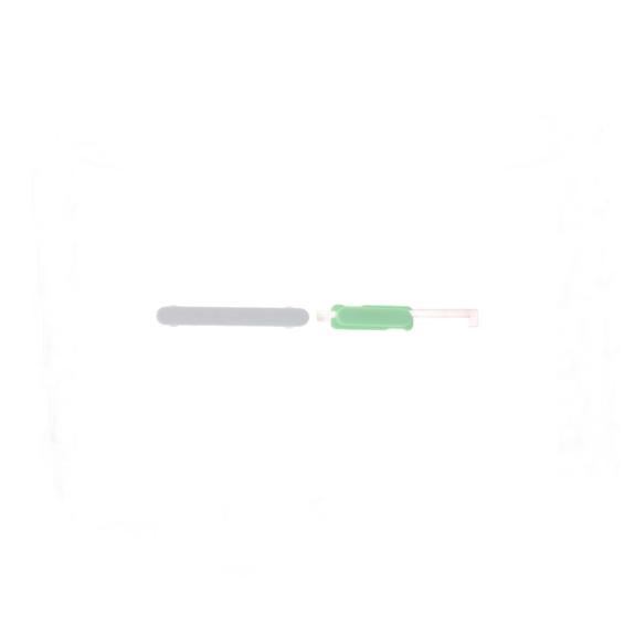 Botones laterales para Google Pixel 4A 5G verde / blanco