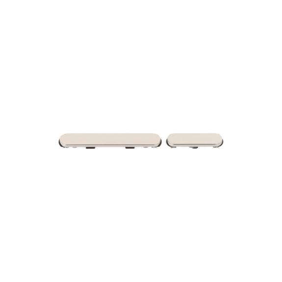 Botones Laterales Para Google Pixel 9 Pro XL en color blanco