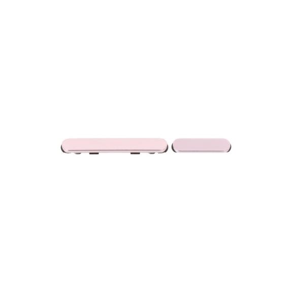 Botones Laterales Para Google Pixel 9 Pro XL en color rosa