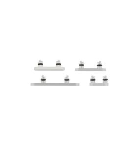 Botones laterales Para iPhone 16e en color blanco
