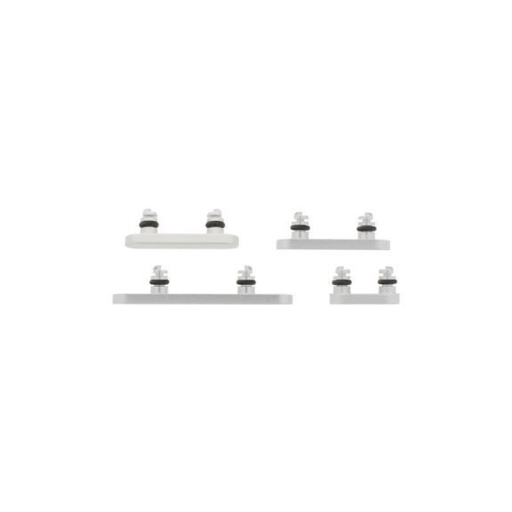 Botones laterales Para iPhone 16e en color blanco
