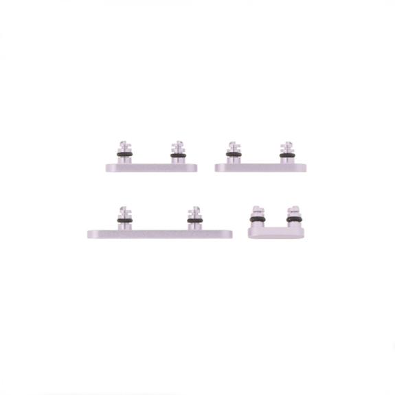 Botones laterales Para iPhone 17 morado