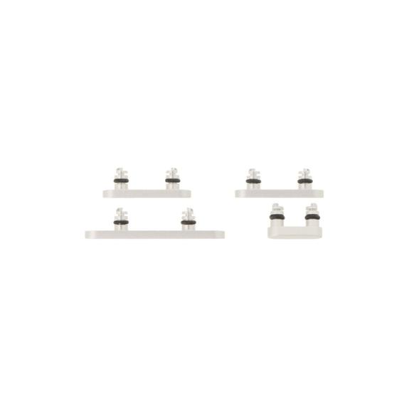 Botones laterales para iPhone 17e Blanco (4 piezas en un juego)