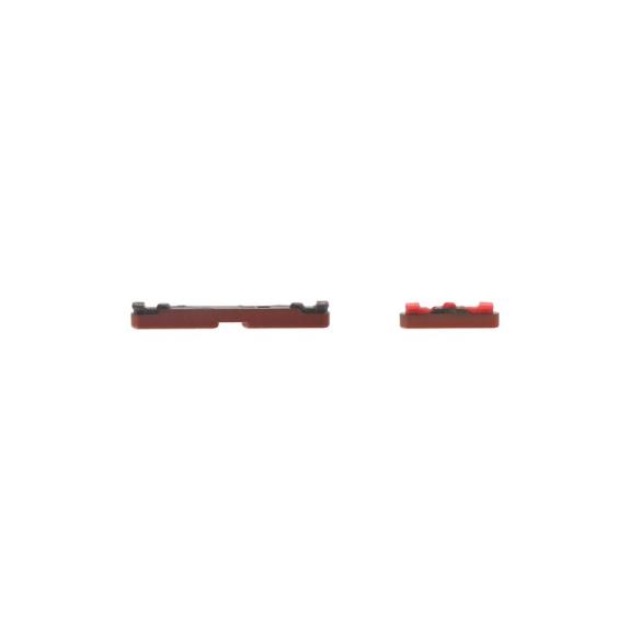 Botones Laterales Para Motorola Edge 60 Neo rojo