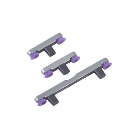 Botones Laterales Para Motorola Edge 60 Pro Gris